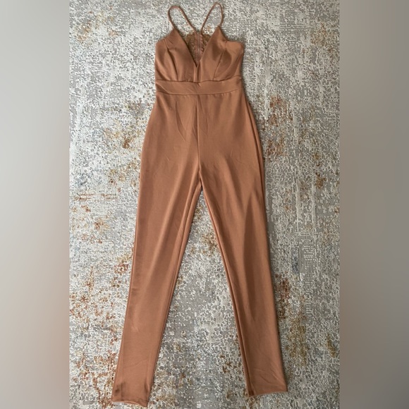 Revamped Jumpsuit with lace back - Picture 1 of 16